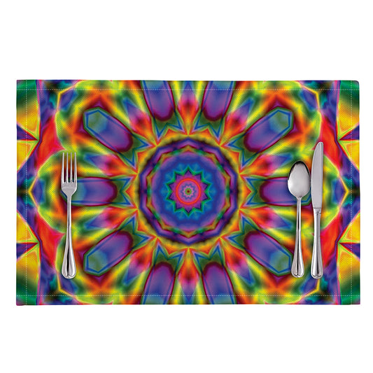 Boho Kaleidoscope Print Placemat
