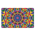 Boho Kaleidoscope Print Polyester Doormat