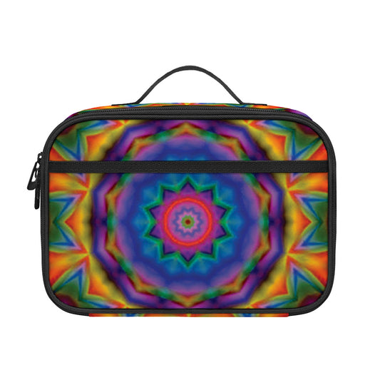 Boho Kaleidoscope Print Portable Lunch Bag