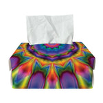 Boho Kaleidoscope Print Rectangle Tissue Box Cover