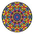 Boho Kaleidoscope Print Round Floor Mat