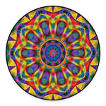 Boho Kaleidoscope Print Round Floor Mat