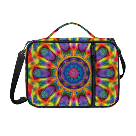 Boho Kaleidoscope Print Shoulder Strap Bible Bag