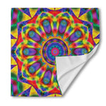 Boho Kaleidoscope Print Silk Bandana