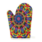 Boho Kaleidoscope Print Single Oven Mitt
