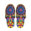 Boho Kaleidoscope Print Slippers