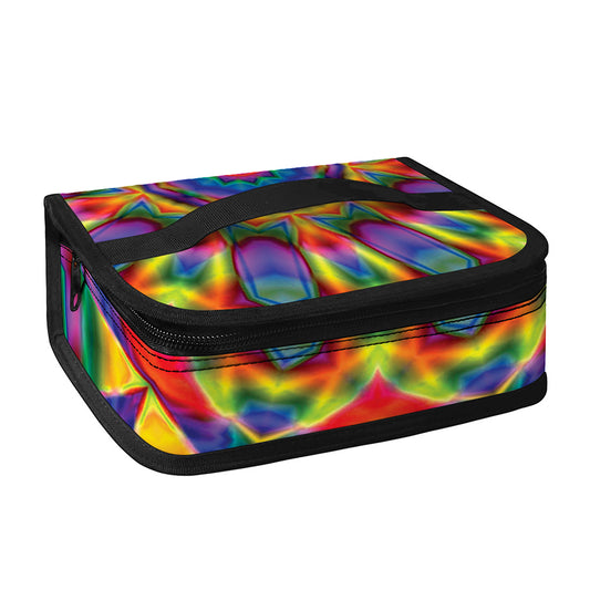 Boho Kaleidoscope Print Small Lunch Bag