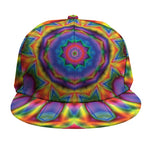 Boho Kaleidoscope Print Snapback Cap