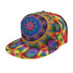 Boho Kaleidoscope Print Snapback Cap