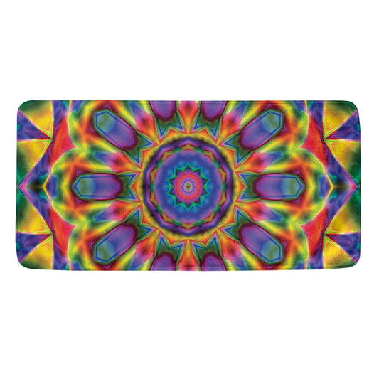 Boho Kaleidoscope Print Towel