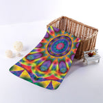 Boho Kaleidoscope Print Towel
