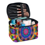 Boho Kaleidoscope Print Travel Makeup Bag
