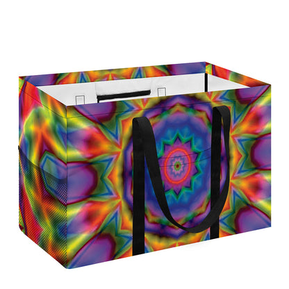 Boho Kaleidoscope Print Utility Tote Bag