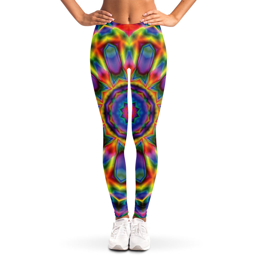Boho Kaleidoscope Print Women's Leggings