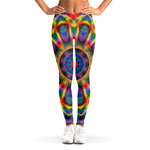 Boho Kaleidoscope Print Women's Leggings
