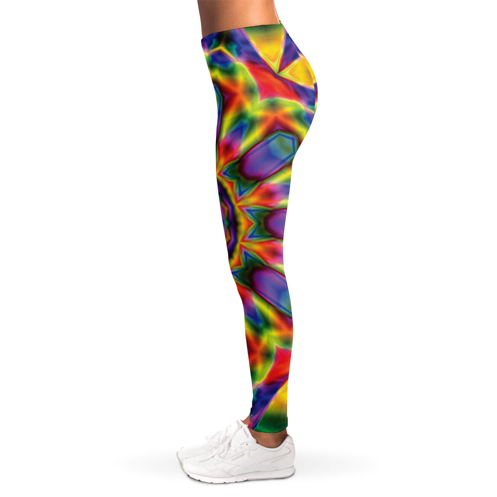 Boho Kaleidoscope Print Women's Leggings