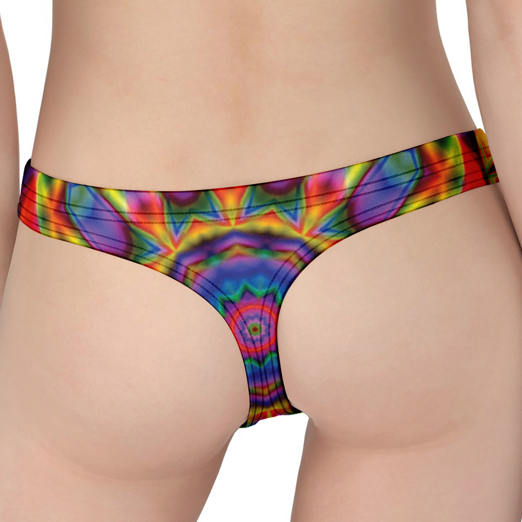 Boho Kaleidoscope Print Women's Thong