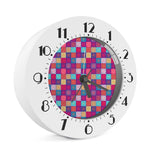 Boho Mandala Patchwork Pattern Print Alarm Clock