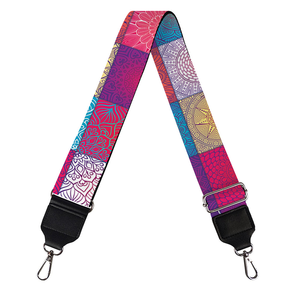 Boho Mandala Patchwork Pattern Print Bag Strap