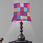 Boho Mandala Patchwork Pattern Print Bell Lamp Shade