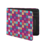 Boho Mandala Patchwork Pattern Print Bifold Wallet