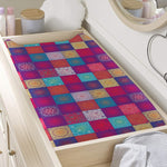 Boho Mandala Patchwork Pattern Print Changing Pad Cover