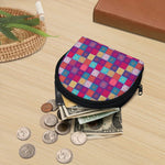 Boho Mandala Patchwork Pattern Print Coin Purse