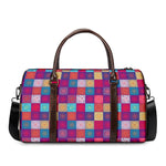 Boho Mandala Patchwork Pattern Print Duffle Bag