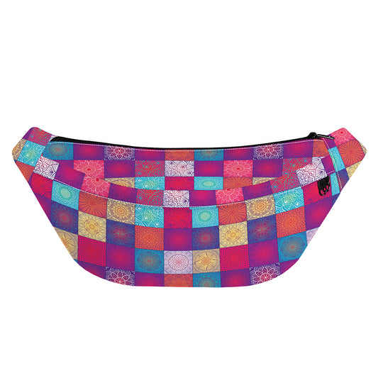 Boho Mandala Patchwork Pattern Print Fanny Pack