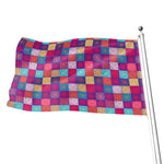 Boho Mandala Patchwork Pattern Print Flag