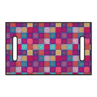 Boho Mandala Patchwork Pattern Print Golf Cart Seat Cover