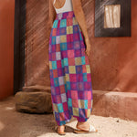 Boho Mandala Patchwork Pattern Print Harem Pants