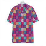 Boho Mandala Patchwork Pattern Print Hawaiian Shirt