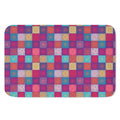 Boho Mandala Patchwork Pattern Print Indoor Door Mat