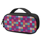 Boho Mandala Patchwork Pattern Print Insulin Cooler Travel Case
