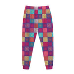 Boho Mandala Patchwork Pattern Print Jogger Pants