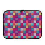 Boho Mandala Patchwork Pattern Print Laptop Sleeve
