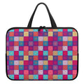 Boho Mandala Patchwork Pattern Print Laptop Sleeve With Handle