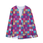 Boho Mandala Patchwork Pattern Print Long Sleeve Short Coat