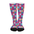 Boho Mandala Patchwork Pattern Print Long Socks