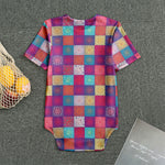 Boho Mandala Patchwork Pattern Print Men's Bodysuit