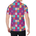 Boho Mandala Patchwork Pattern Print Men's Shirt