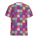 Boho Mandala Patchwork Pattern Print Men's Sports T-Shirt
