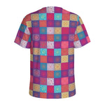 Boho Mandala Patchwork Pattern Print Men's Sports T-Shirt