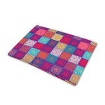 Boho Mandala Patchwork Pattern Print Pet Cooling Mat Cover