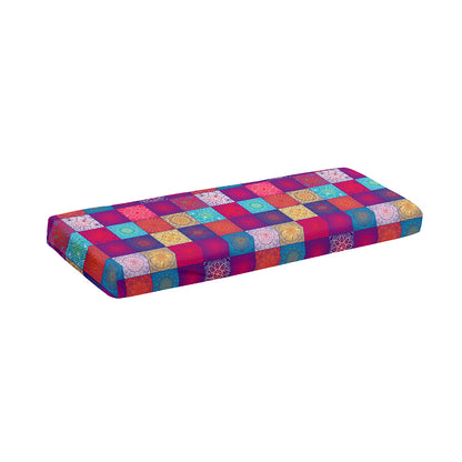 Boho Mandala Patchwork Pattern Print Piano Keyboard Cover