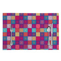 Boho Mandala Patchwork Pattern Print Placemat