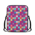 Boho Mandala Patchwork Pattern Print Rectangular Crossbody Bag