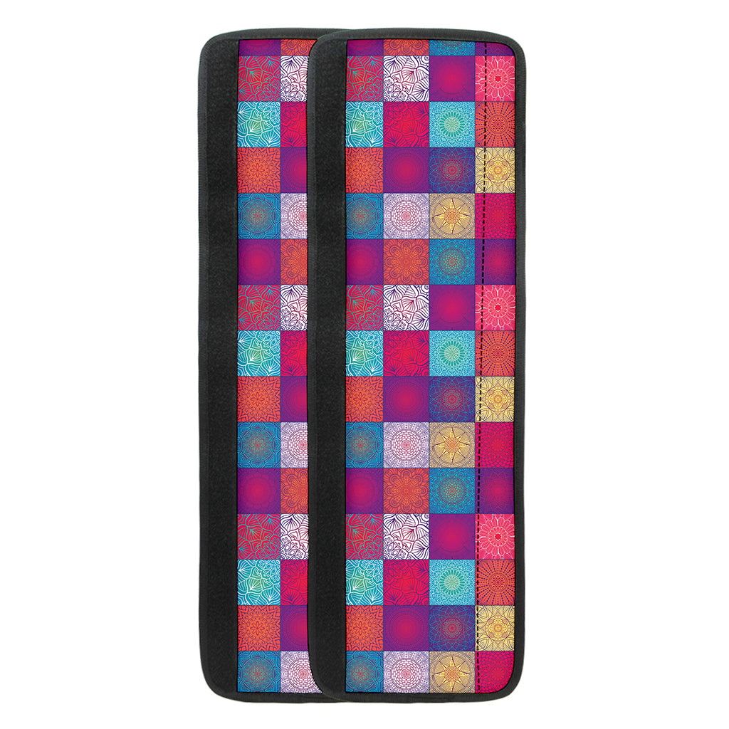 Boho Mandala Patchwork Pattern Print Refrigerator Handle Covers