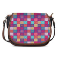 Boho Mandala Patchwork Pattern Print Saddle Bag